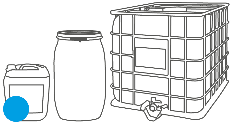 Gebinde Kanister, Fass und IBC-Container