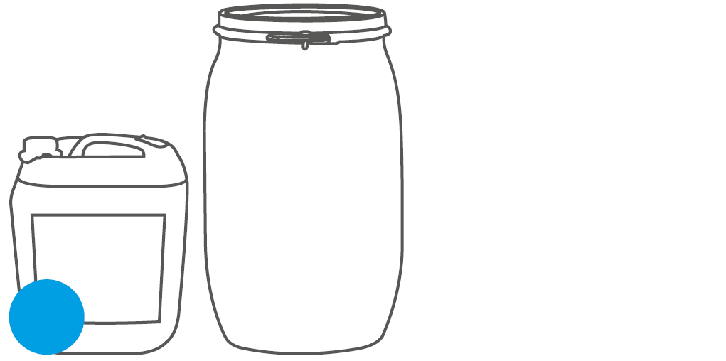 Packaging canister and barrel